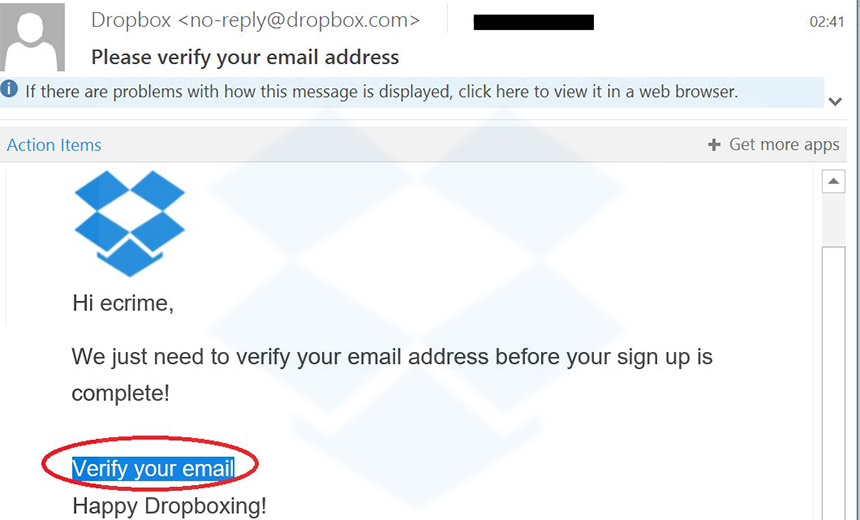 Locky Returns via Spam and Dropbox-Themed Phishing Attacks