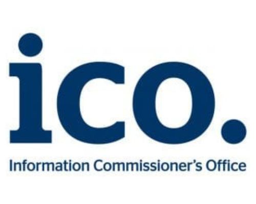 ICO logo: blue lowercase 'ico' with a trailing period and the caption 'Information Commissioner's Office' beneath.